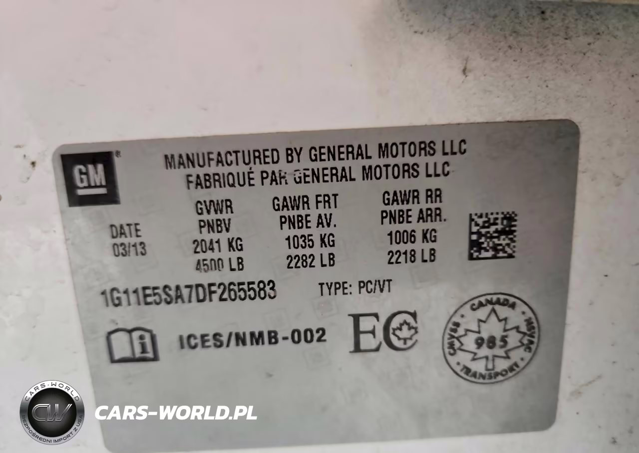 2013 Chevrolet Malibu 2Lt VIN:1G11E5SA7DF265583 - 12