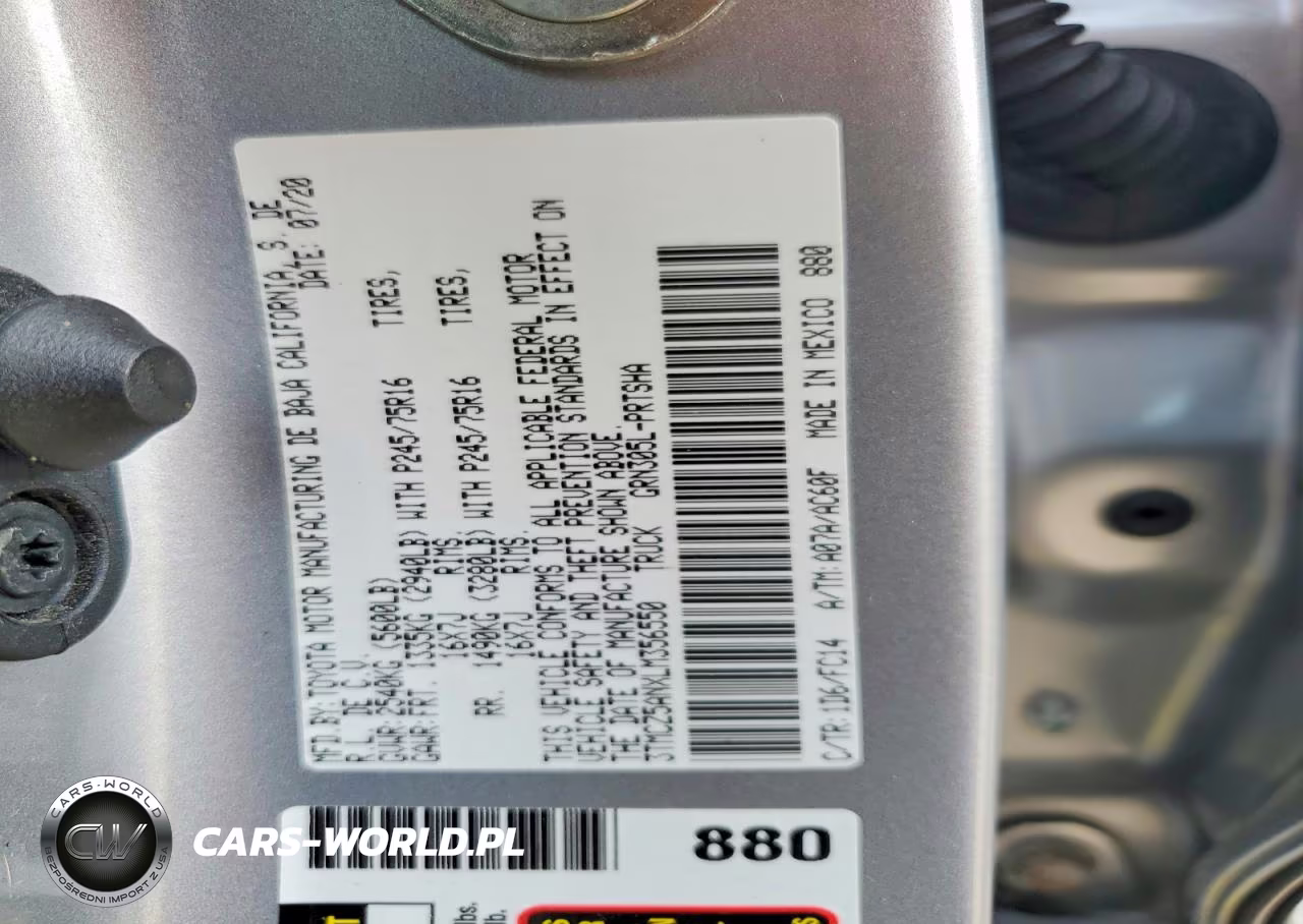 2020 Toyota Tacoma Sr5 V6 VIN:3TMCZ5ANXLM356550 - 12