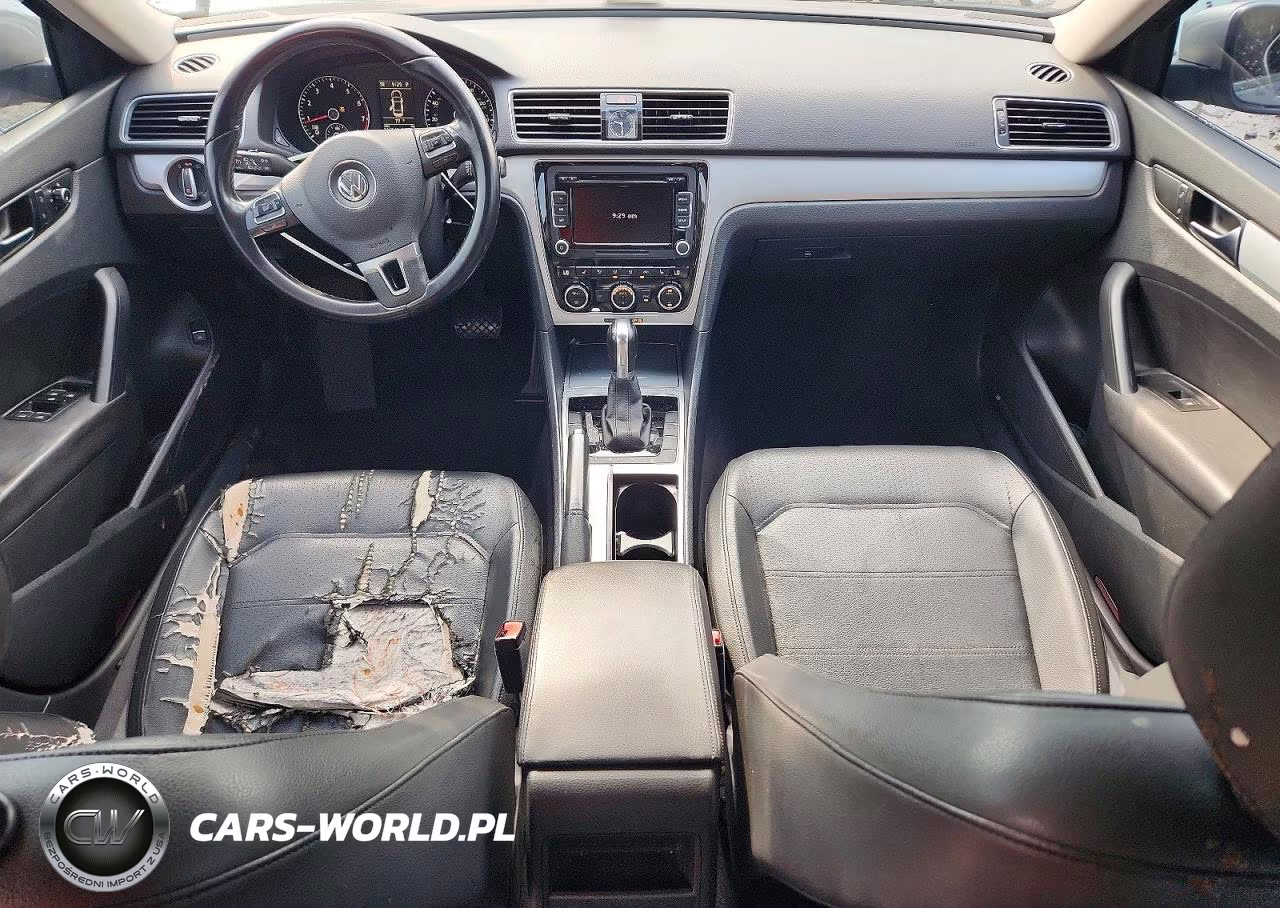2012 Volkswagen Passat Se VIN:1VWBP7A36CC034384 - 8