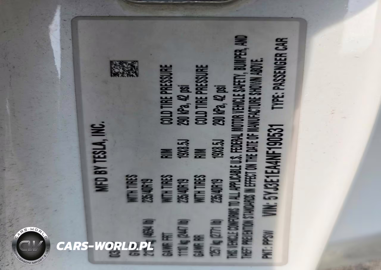 2022 Tesla Model 3 VIN:5YJ3E1EA4NF190531 - 12