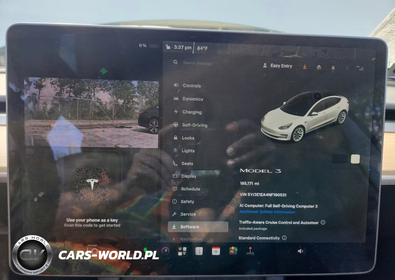 2022 Tesla Model 3 VIN:5YJ3E1EA4NF190531 - 9
