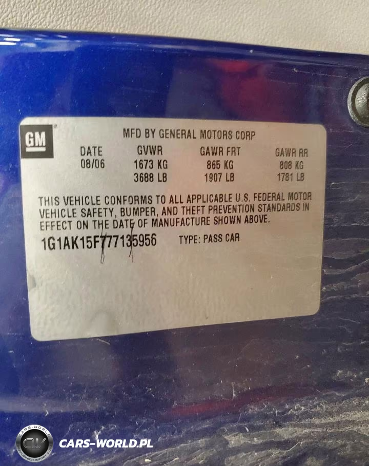 2007 Chevrolet Cobalt Ls VIN:1G1AK15F777135956 - 12