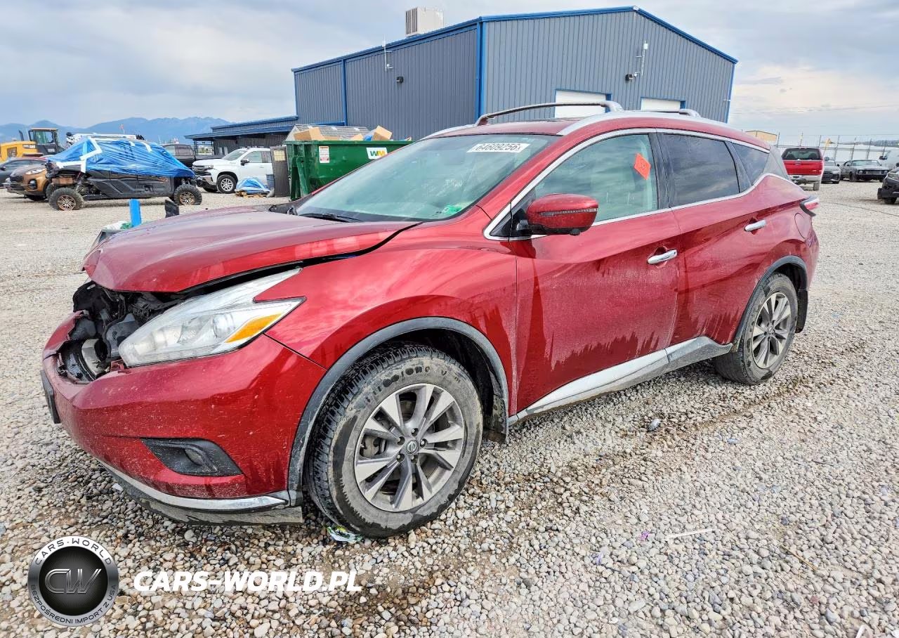 2017 Nissan Murano Sl VIN:5N1AZ2MH0HN107341 - 1