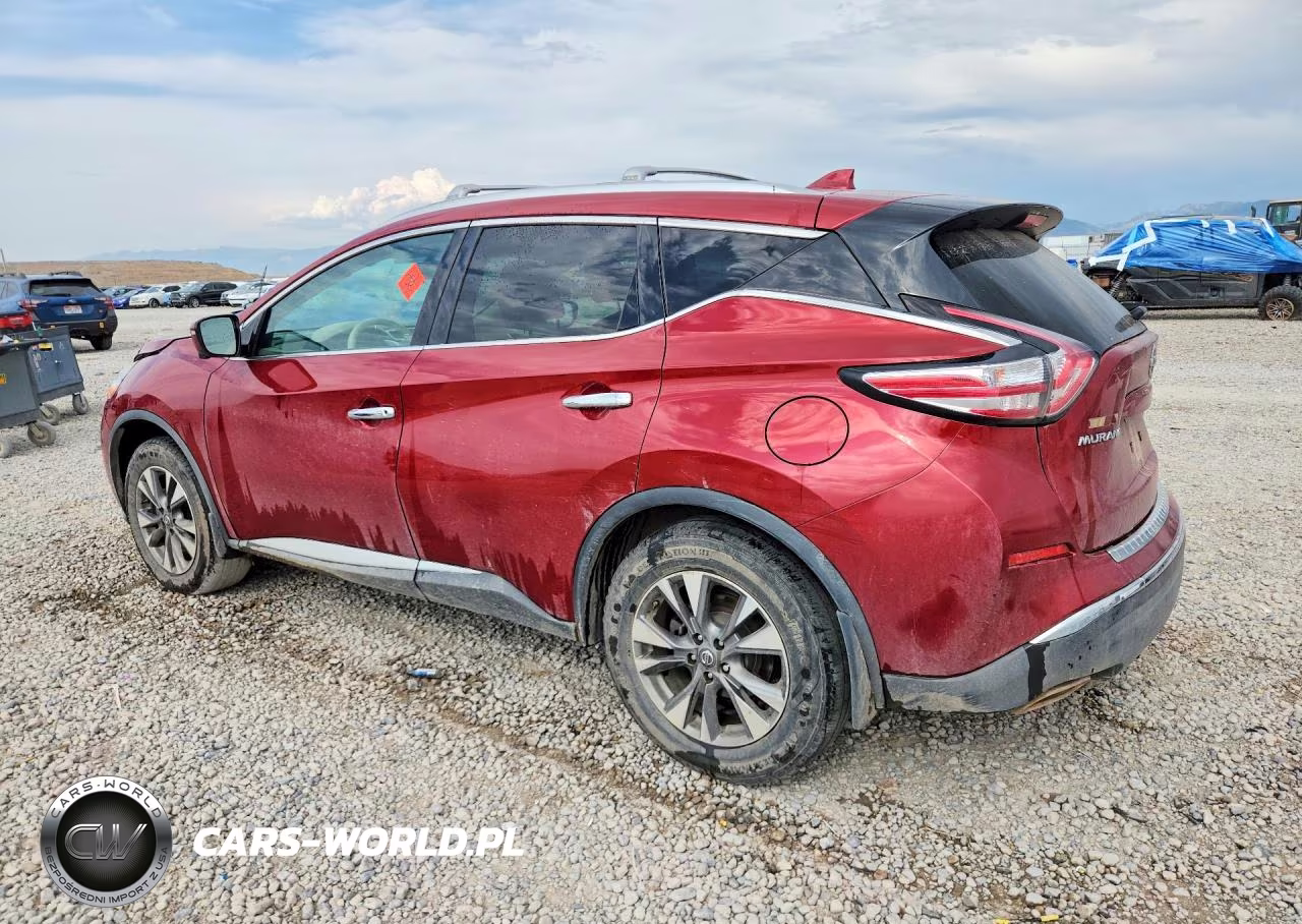 2017 Nissan Murano Sl VIN:5N1AZ2MH0HN107341 - 2