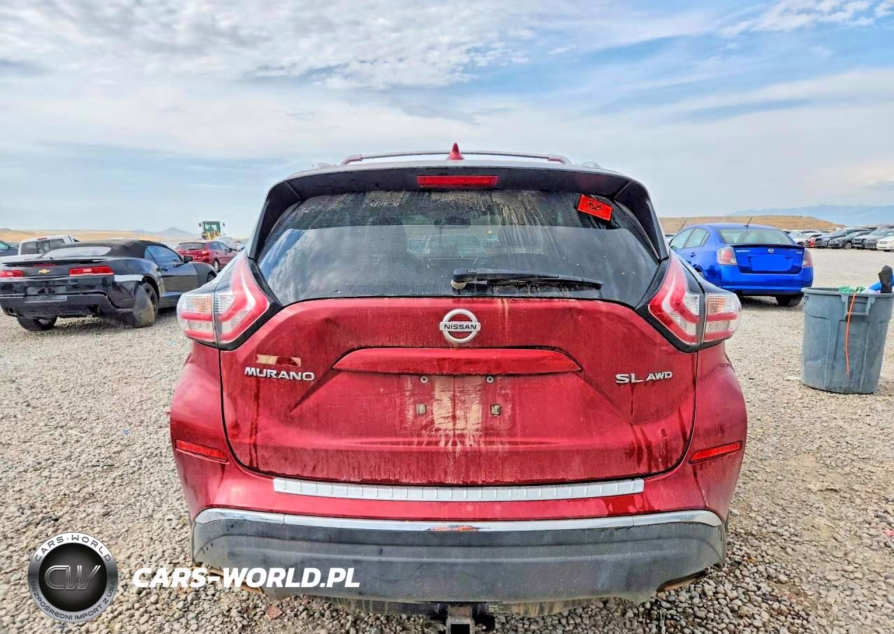 2017 Nissan Murano Sl VIN:5N1AZ2MH0HN107341 - 6