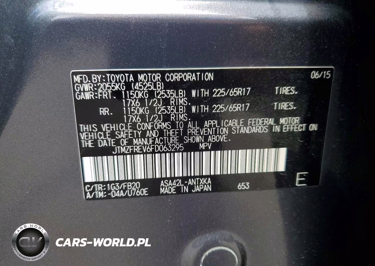 2015 Toyota Rav4 Le VIN:JTMZFREV6FD063295 - 13