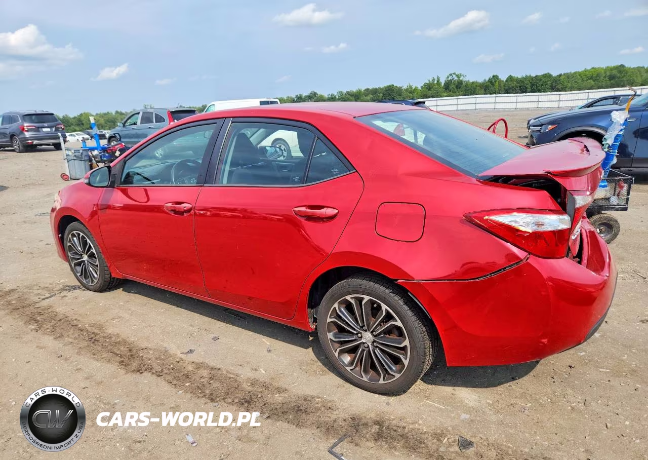 2015 Toyota Corolla S Plus VIN:2T1BURHE5FC394580 - 2