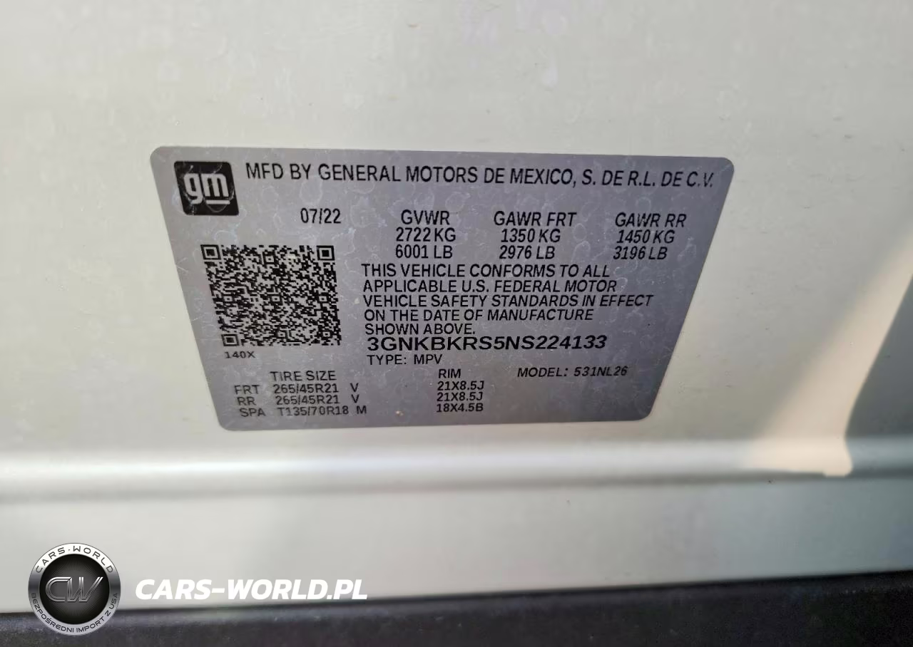 2022 Chevrolet Blazer Rs VIN:3GNKBKRS5NS224133 - 13