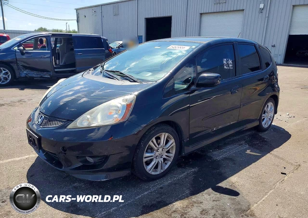 2009 Honda Fit Sport VIN:JHMGE884X9S003719 - 1
