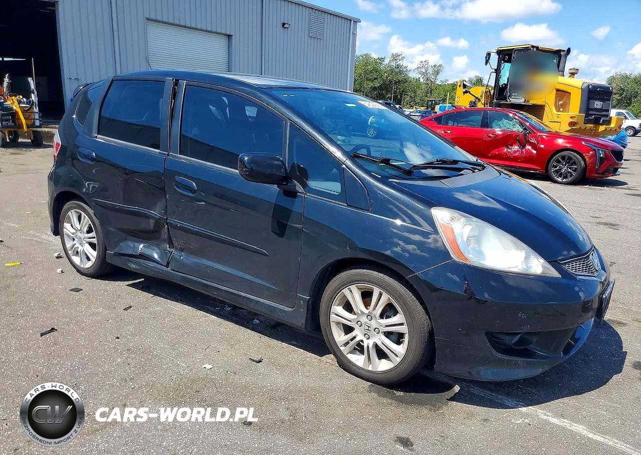 2009 Honda Fit Sport VIN:JHMGE884X9S003719 - 4
