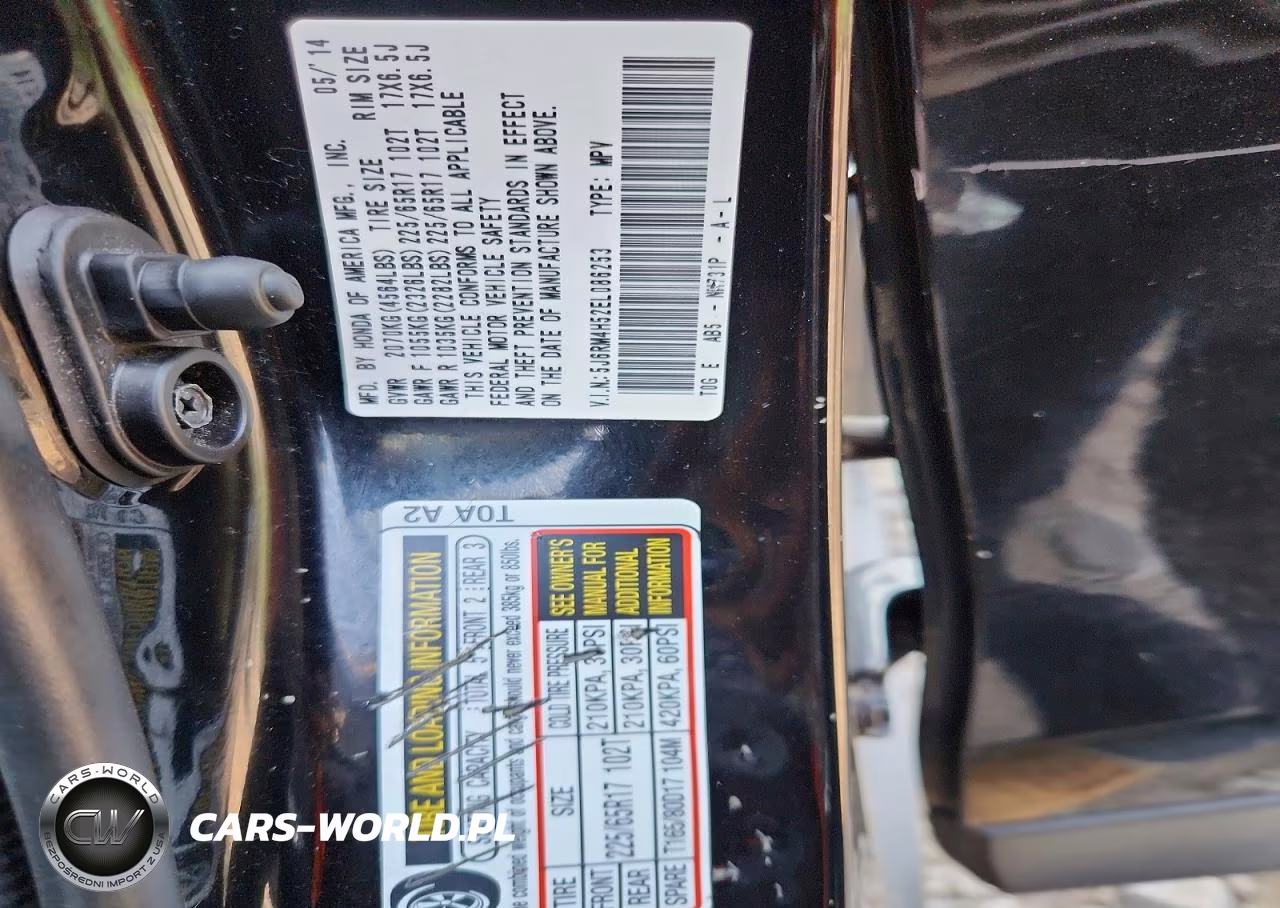 2014 Honda Cr-V Ex VIN:5J6RM4H52EL086253 - 14