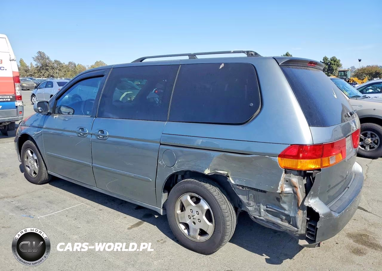 2002 Honda Odyssey Exl VIN:2HKRL18992H521652 - 2