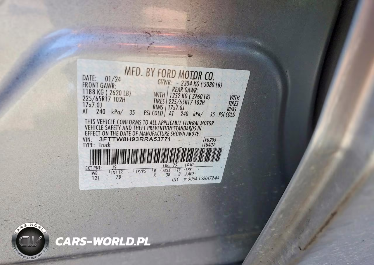2024 Ford Maverick Xlt VIN:3FTTW8H93RRA53771 - 13