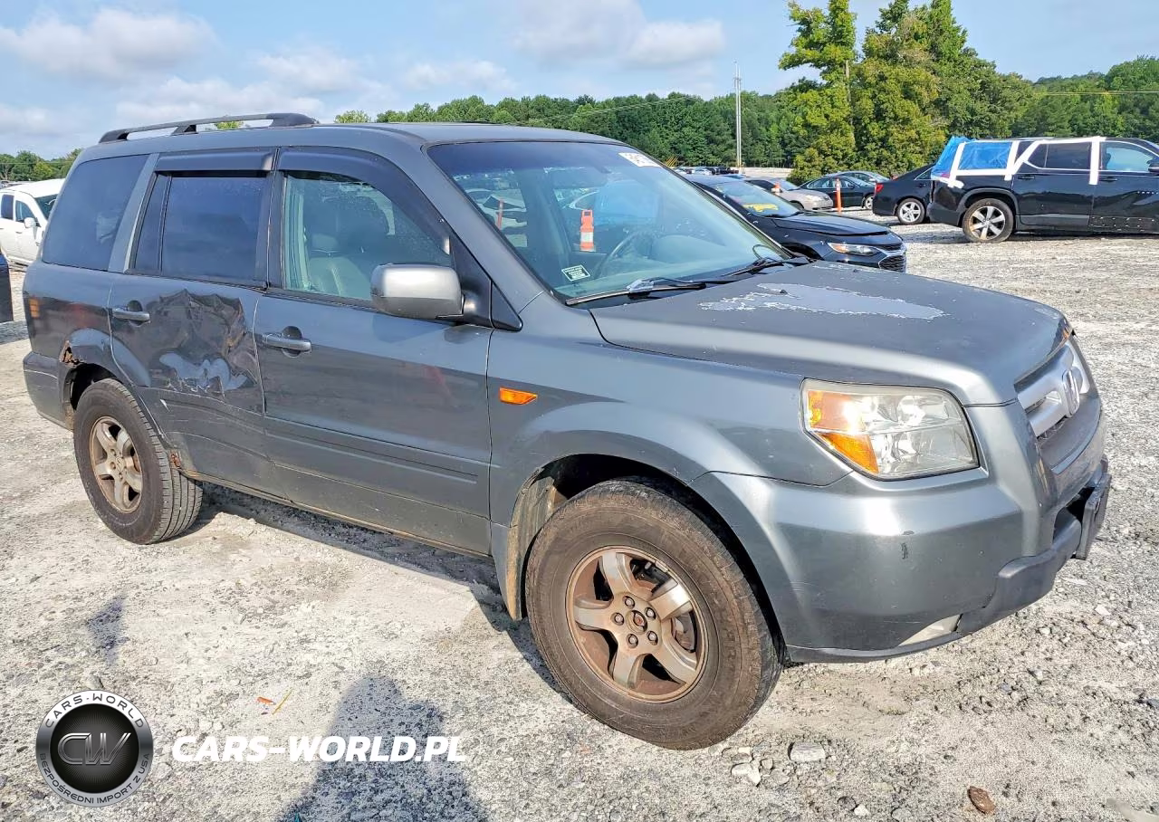 2007 Honda Pilot Exl VIN:2HKYF18577H507739 - 4