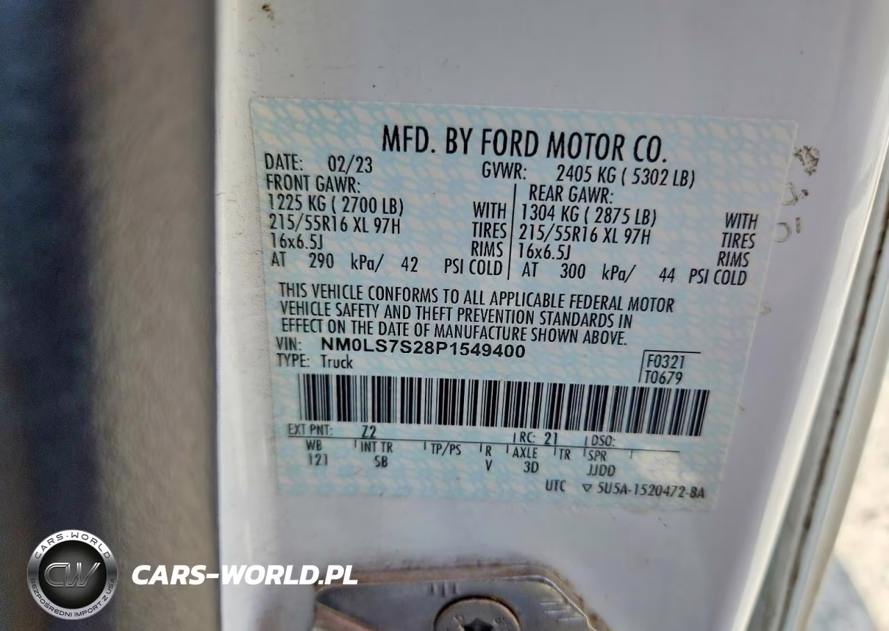 2023 Ford Transit Connect Xl VIN:NM0LS7S28P1549400 - 13