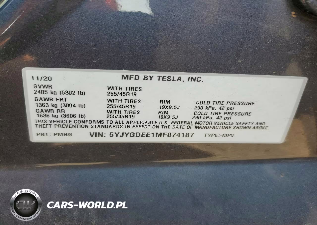 2021 Tesla Model Y VIN:5YJYGDEE1MF074187 - 13