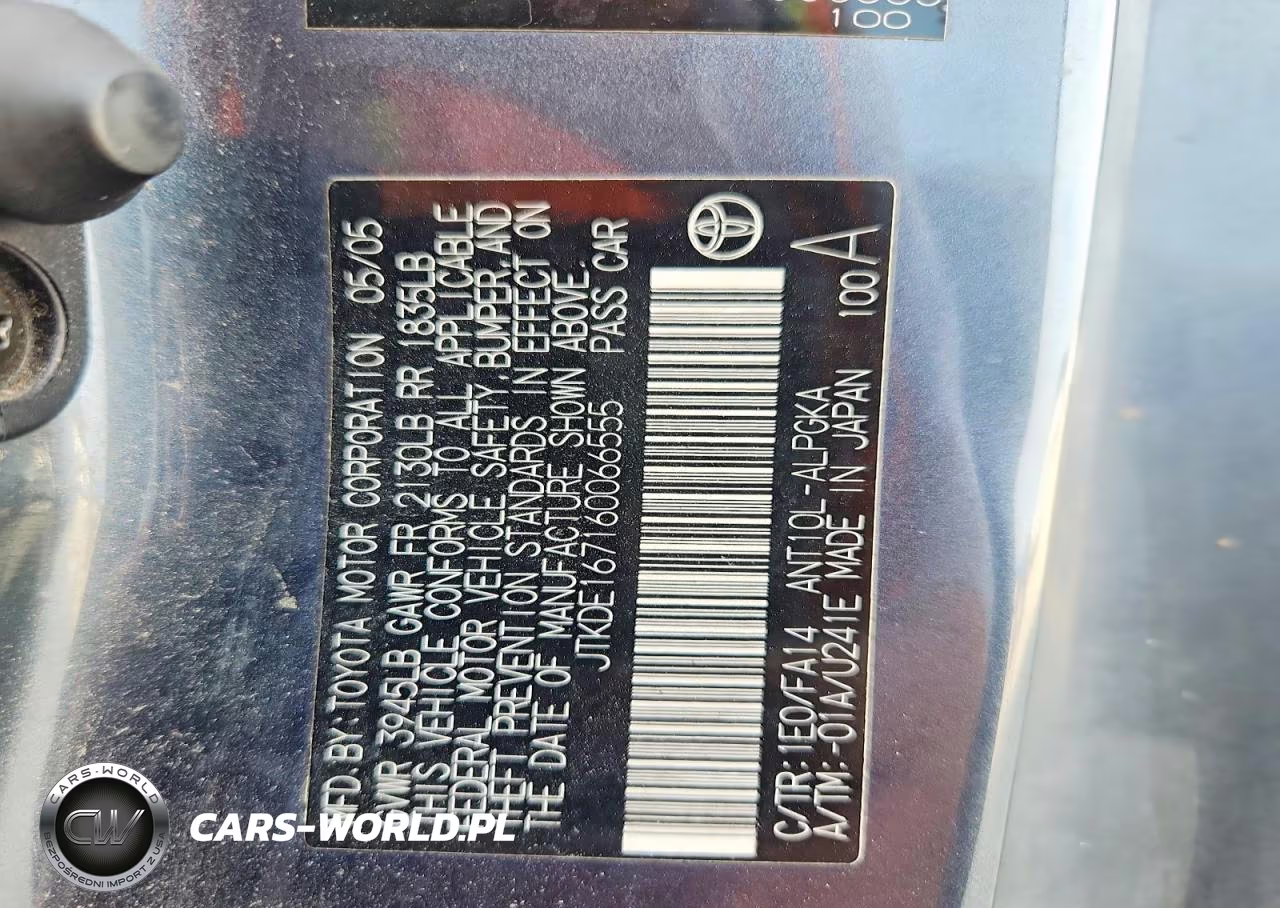 2006 Scion Tc Base VIN:JTKDE167160066555 - 12