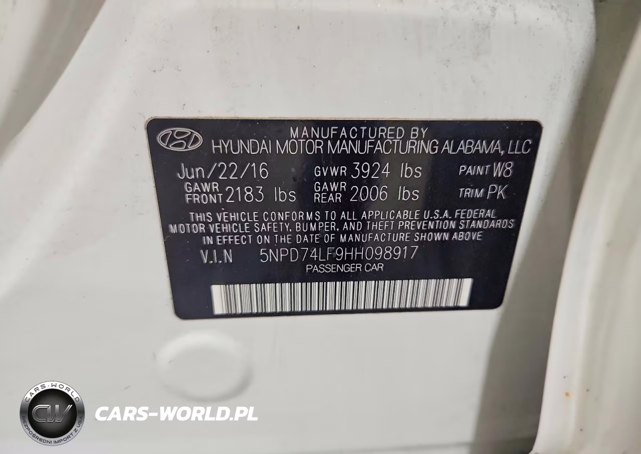 2017 Hyundai Elantra Se VIN:5NPD74LF9HH098917 - 12
