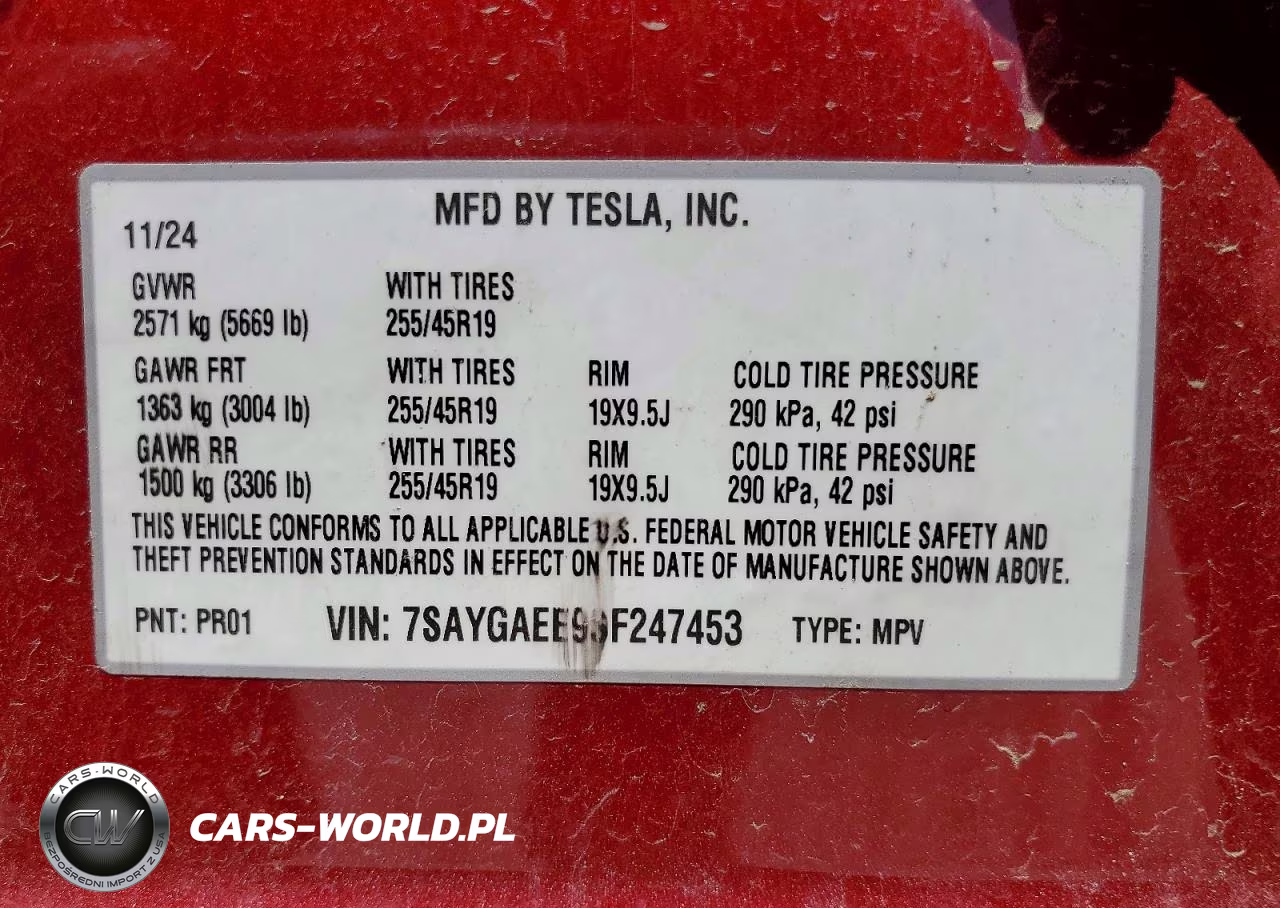 2025 Tesla Model Y VIN:7SAYGAEE9SF247453 - 13
