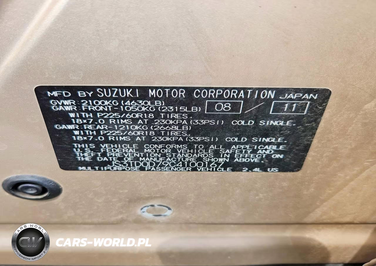 2012 Suzuki Grand Vitara Jlx VIN:JS3TD0D79C4100167 - 13
