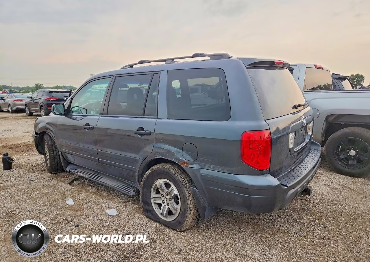 2005 Honda Pilot Exl VIN:2HKYF18795H522824 - 2