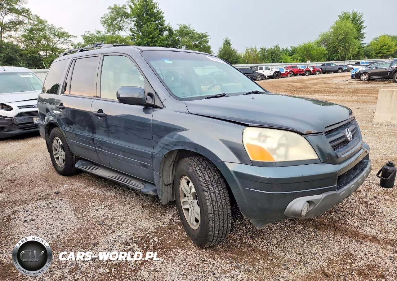 2005 Honda Pilot Exl VIN:2HKYF18795H522824 - 4