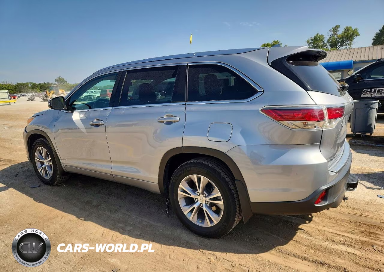 2015 Toyota Highlander Xle VIN:5TDJKRFH2FS197890 - 2