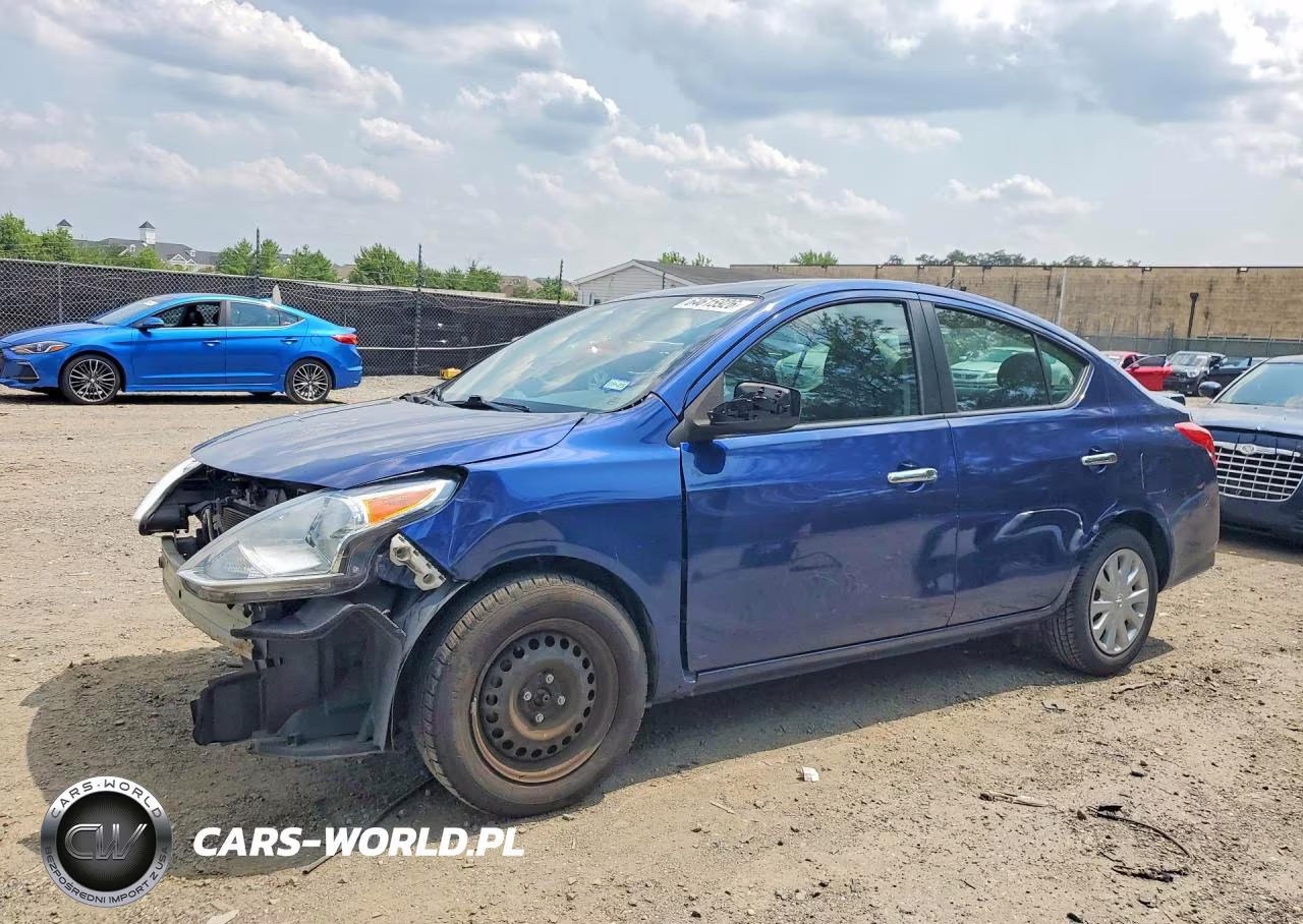 2019 Nissan Versa Sv VIN:3N1CN7AP2KL865998 - 1