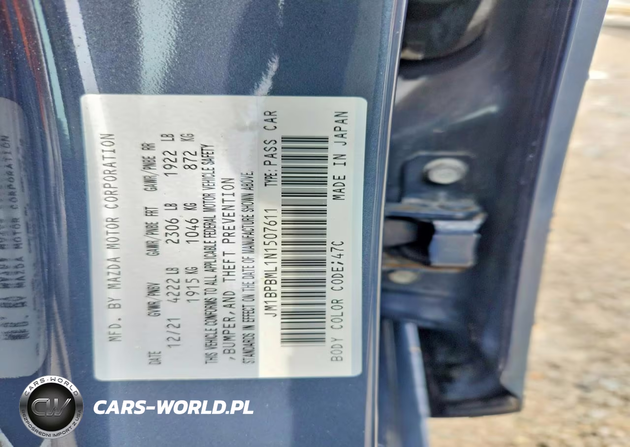 2022 Mazda 3 Premium VIN:JM1BPBML1N1507611 - 12