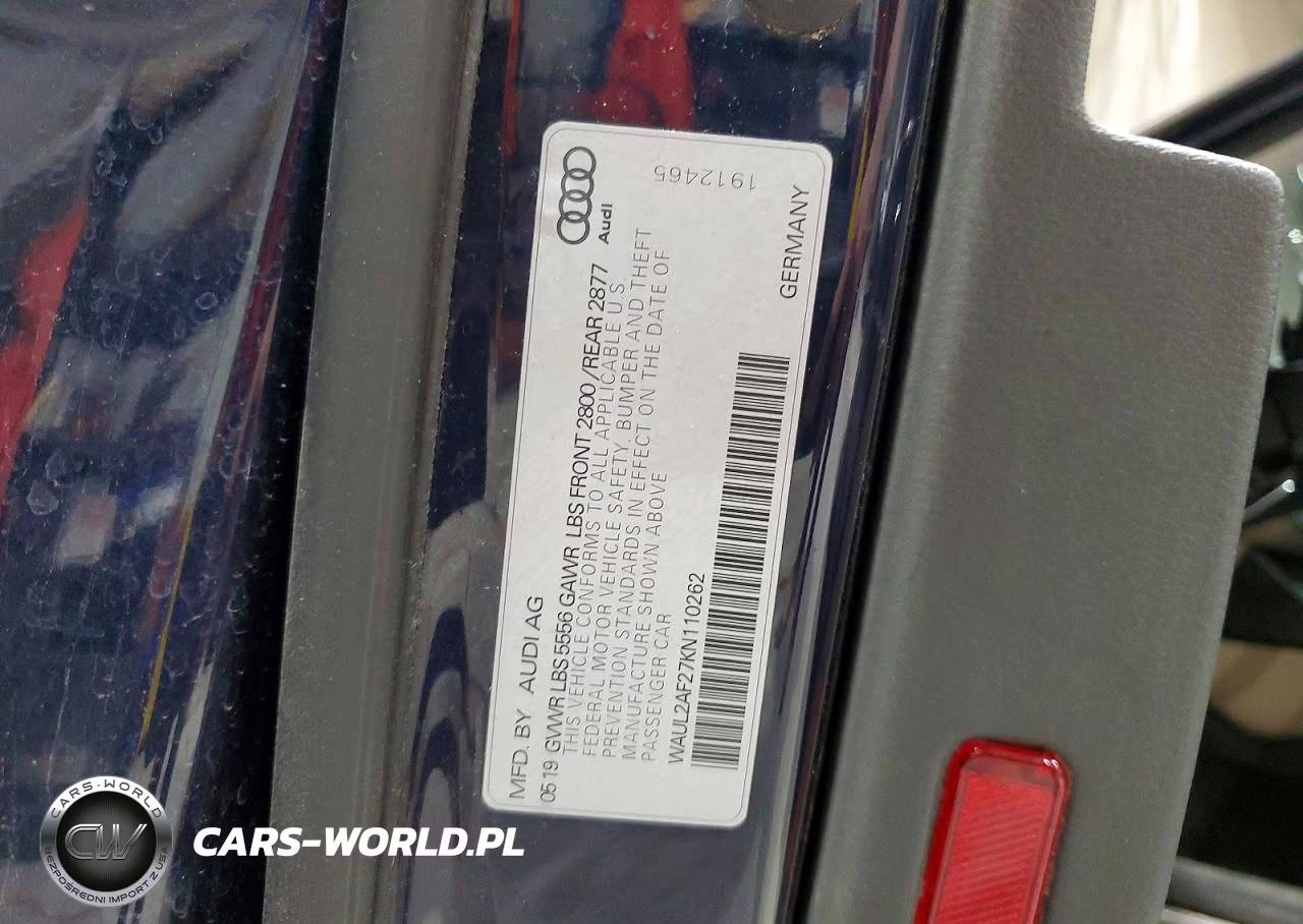 2019 Audi A6 Premium Plus VIN:WAUL2AF27KN110262 - 12