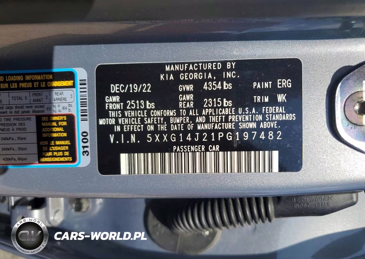 2023 Kia K5 Lxs VIN:5XXG14J21PG197482 - 13