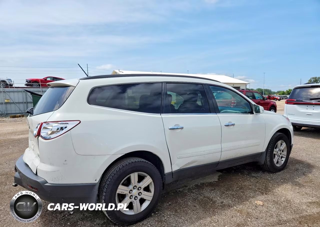 2012 Chevrolet Traverse Lt VIN:1GNKRGED7CJ255558 - 3