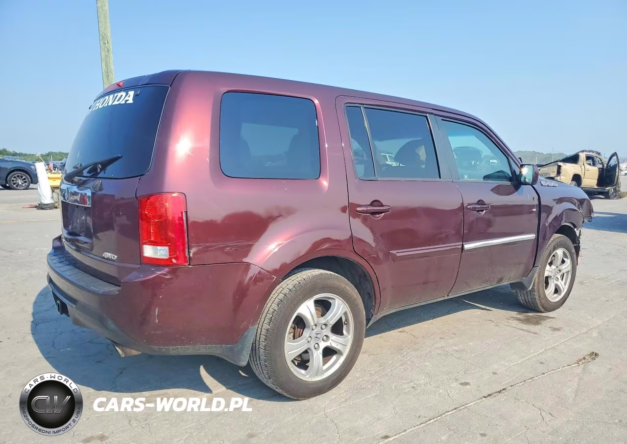 2012 Honda Pilot Exl VIN:5FNYF4H57CB053731 - 3