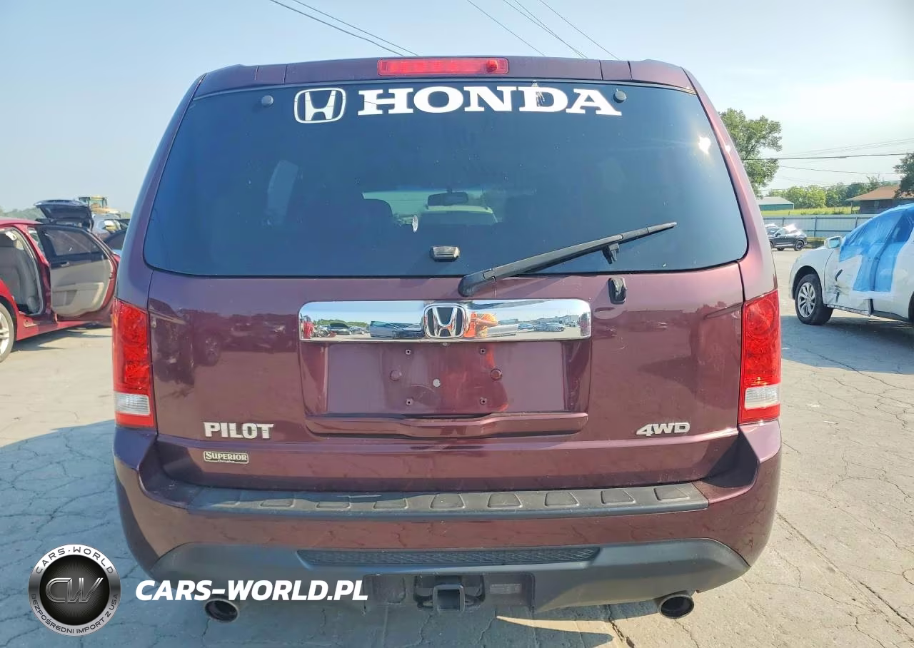 2012 Honda Pilot Exl VIN:5FNYF4H57CB053731 - 6