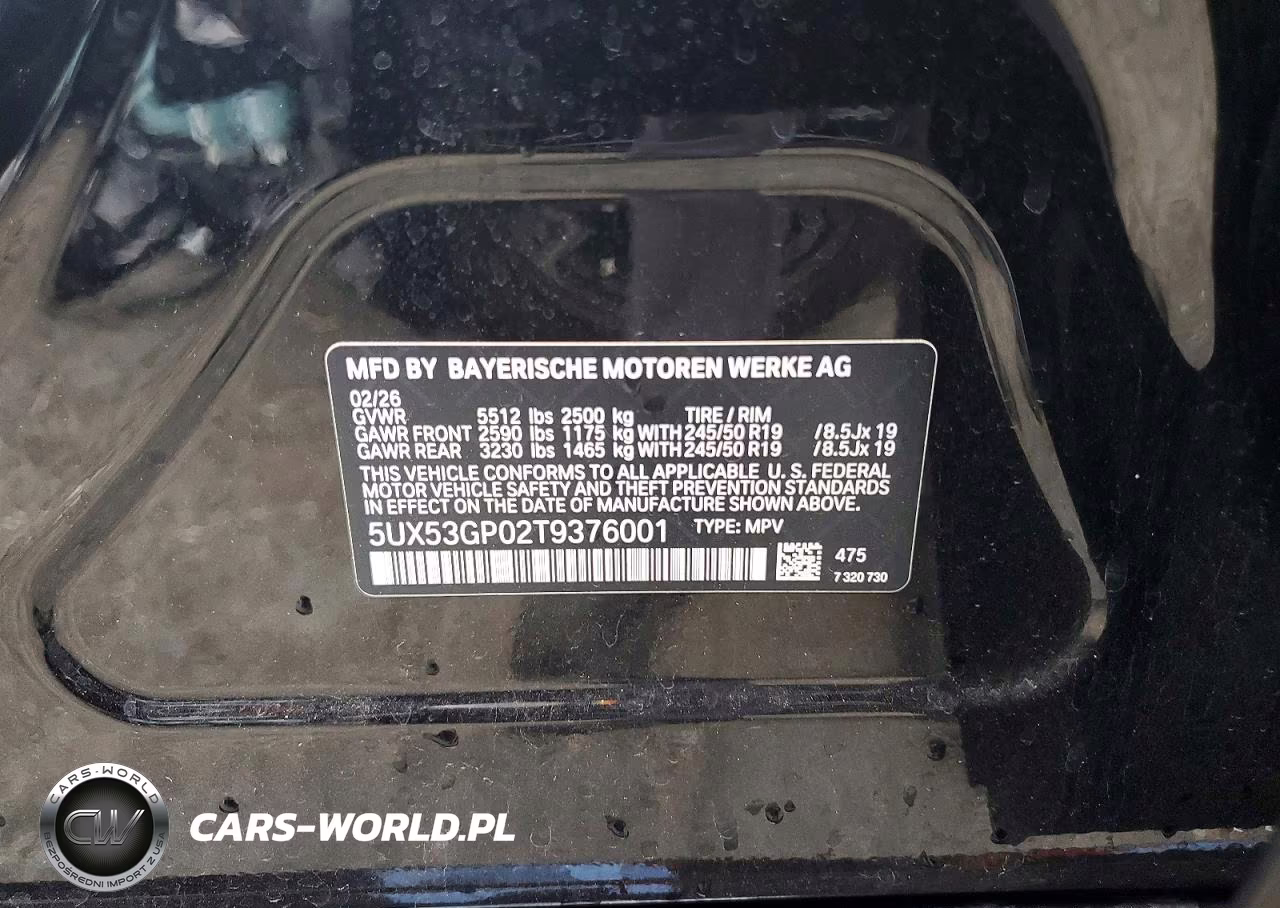 2026 B M W X Series X3 4D Suv 30 xDrive Msport VIN:5UX53GP02T9376001 - 13