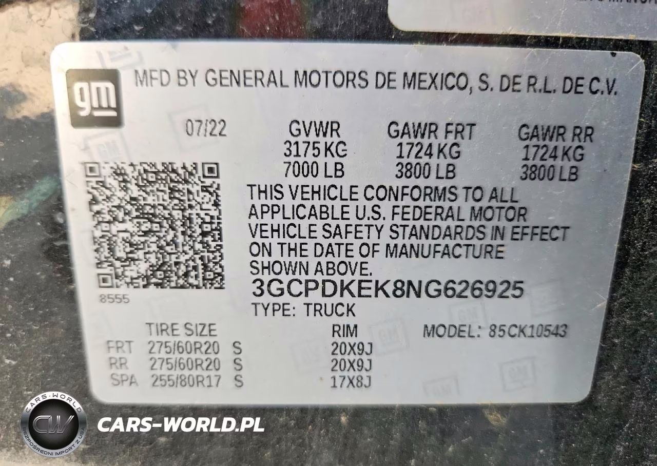2022 Chevrolet Silverado K1500 Lt-L VIN:3GCPDKEK8NG626925 - 12