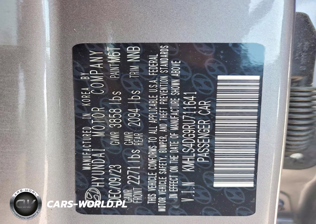 2024 Hyundai Elantra Sel VIN:KMHLS4DG9RU711641 - 12