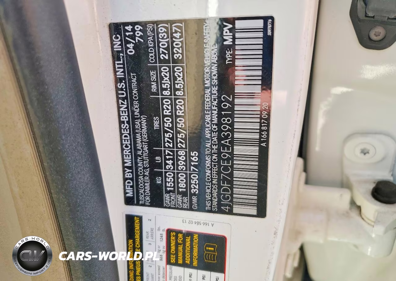 2014 Mercedes-Benz Gl 450 4Matic VIN:4JGDF7CE9EA398192 - 13
