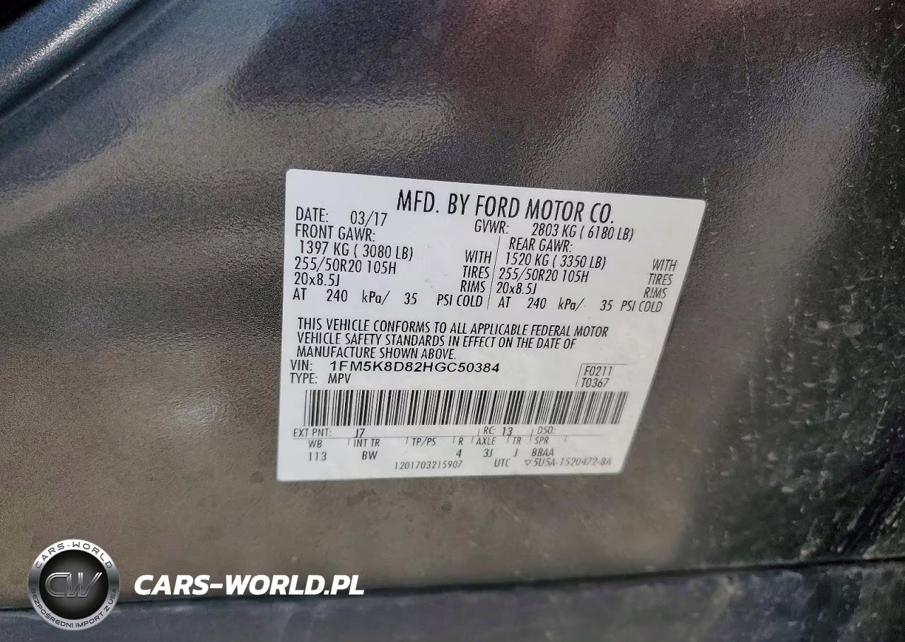 2017 Ford Explorer Xlt VIN:1FM5K8D82HGC50384 - 13