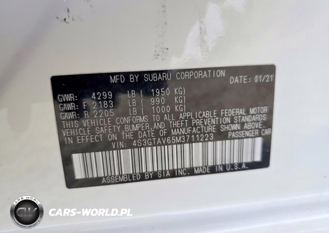 2021 Subaru Impreza Premium VIN:4S3GTAV65M3711223 - 14