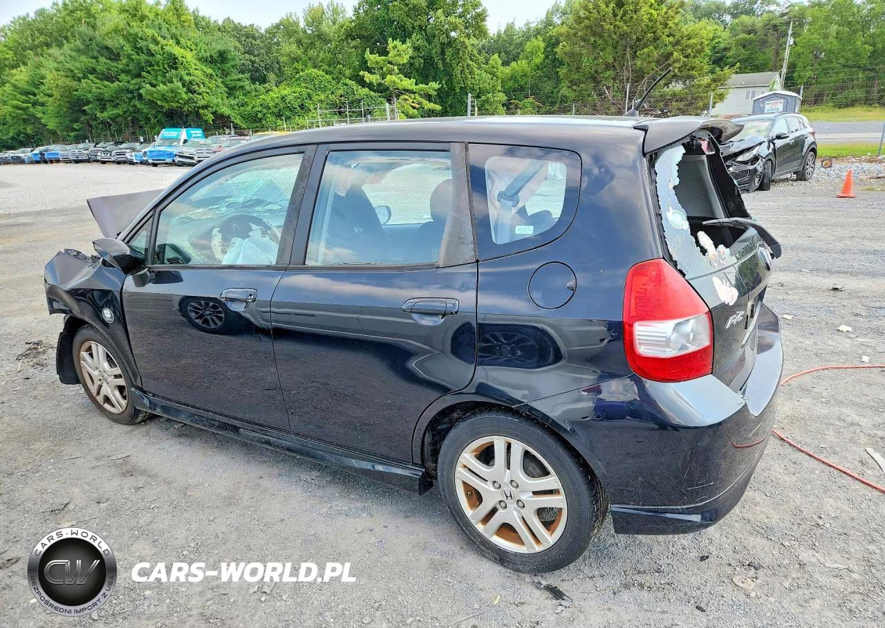 2008 Honda Fit Sport VIN:JHMGD38658S012821 - 2