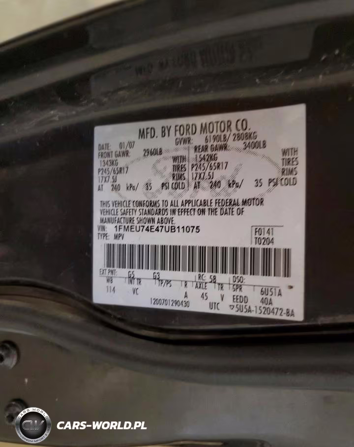 2007 Ford Explorer Eddie Bauer VIN:1FMEU74E47UB11075 - 13
