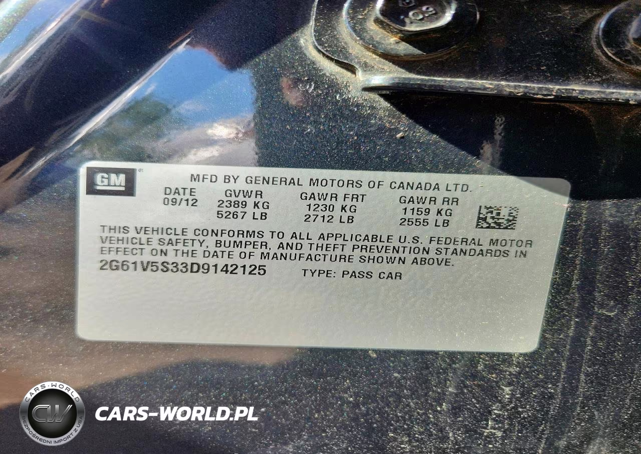 2013 Cadillac Xts Platinum VIN:2G61V5S33D9142125 - 12