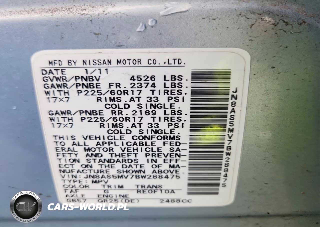2011 Nissan Rogue S VIN:JN8AS5MV7BW288475 - 13