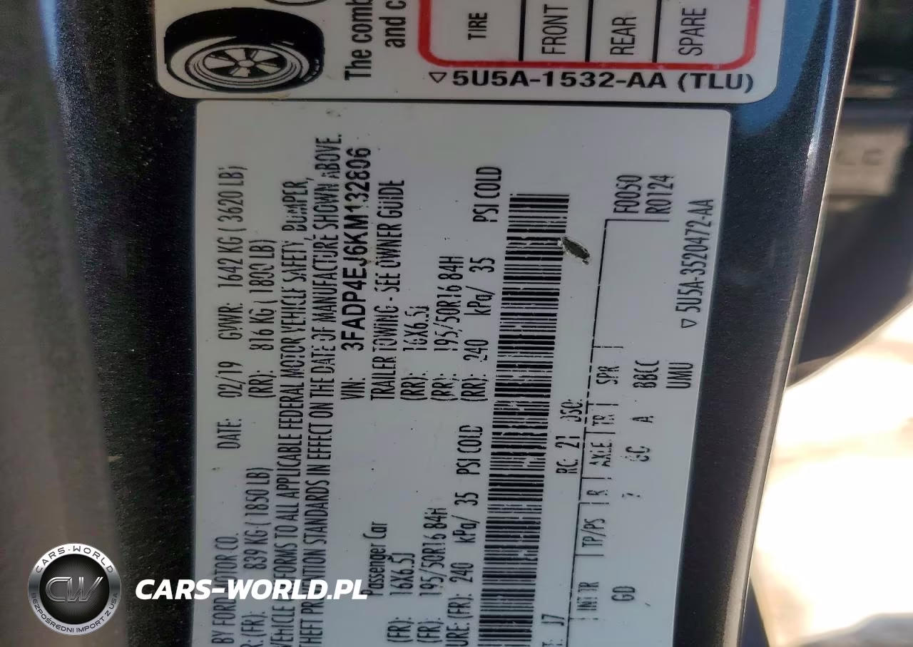 2019 Ford Fiesta Se VIN:3FADP4EJ6KM132806 - 12