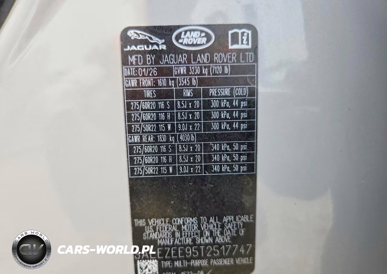 2026 Land Rover Defender Octa VIN:SALEZEE95T2517747 - 14