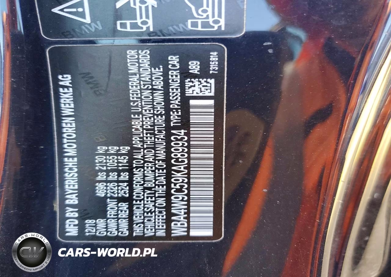 2019 BMW 440Xi VIN:WBA4W9C59KAG89934 - 13