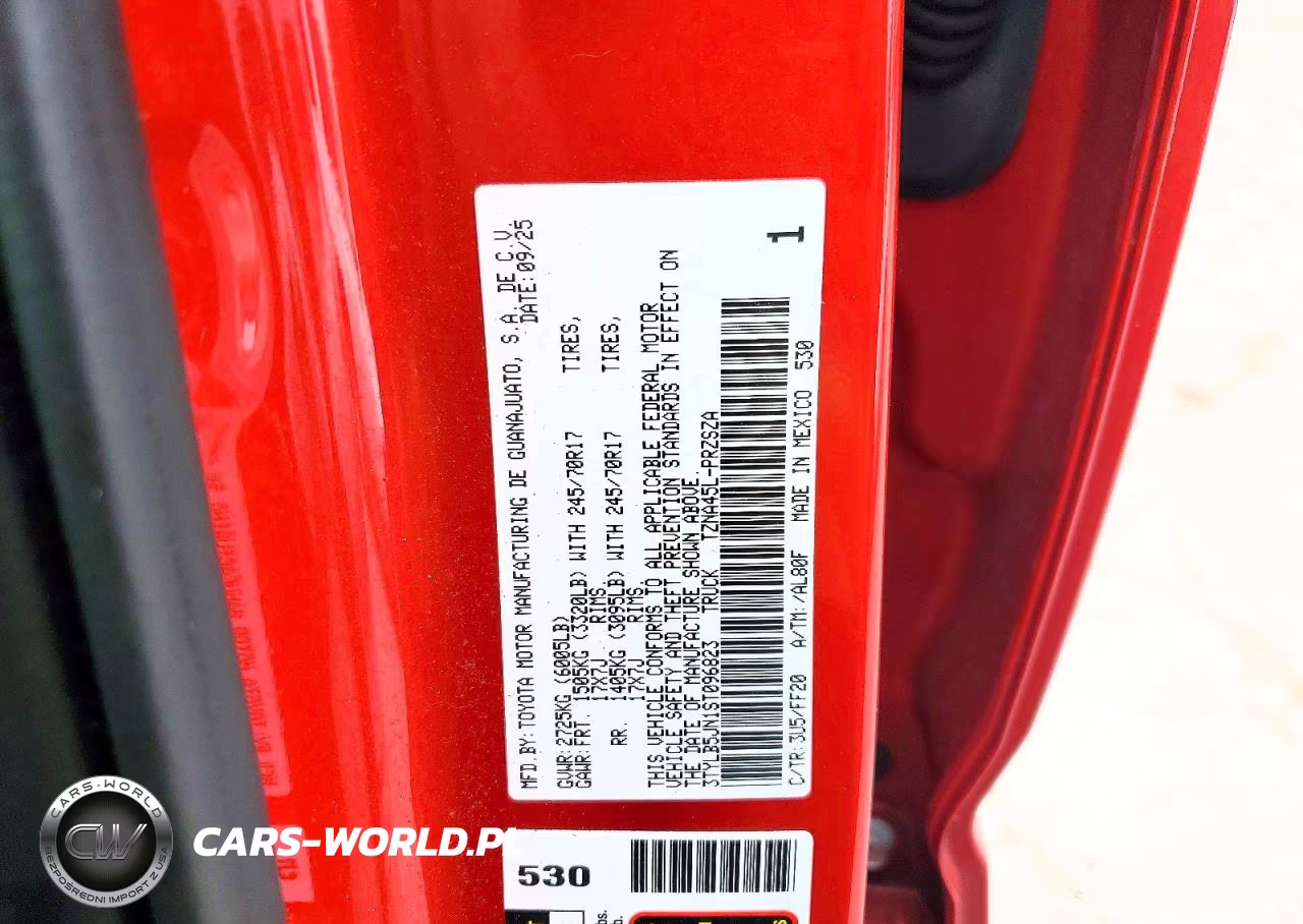2025 Toyota Tacoma Sr5 VIN:3TYLB5JN1ST096823 - 12