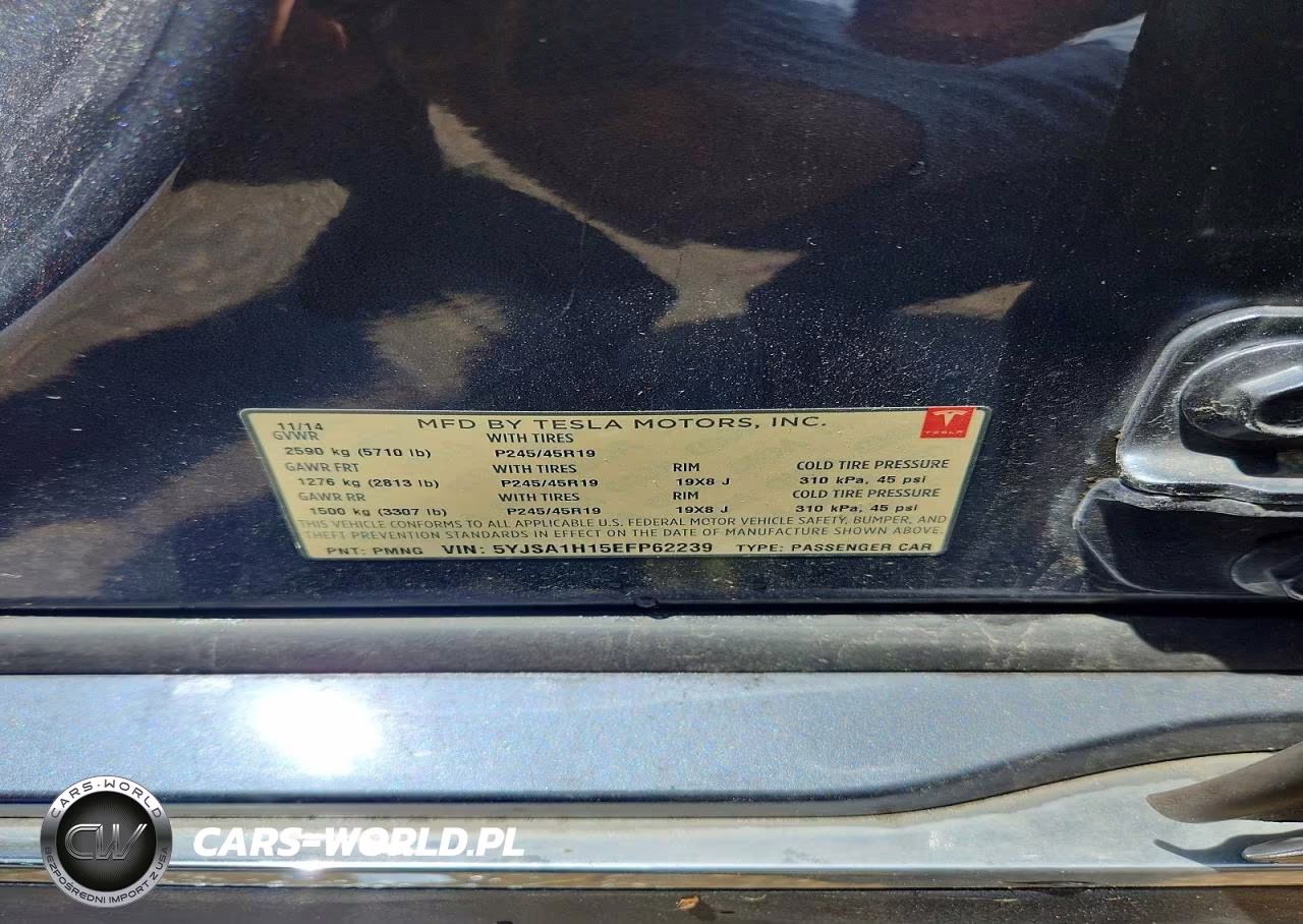 2014 Tesla Model S VIN:5YJSA1H15EFP62239 - 12