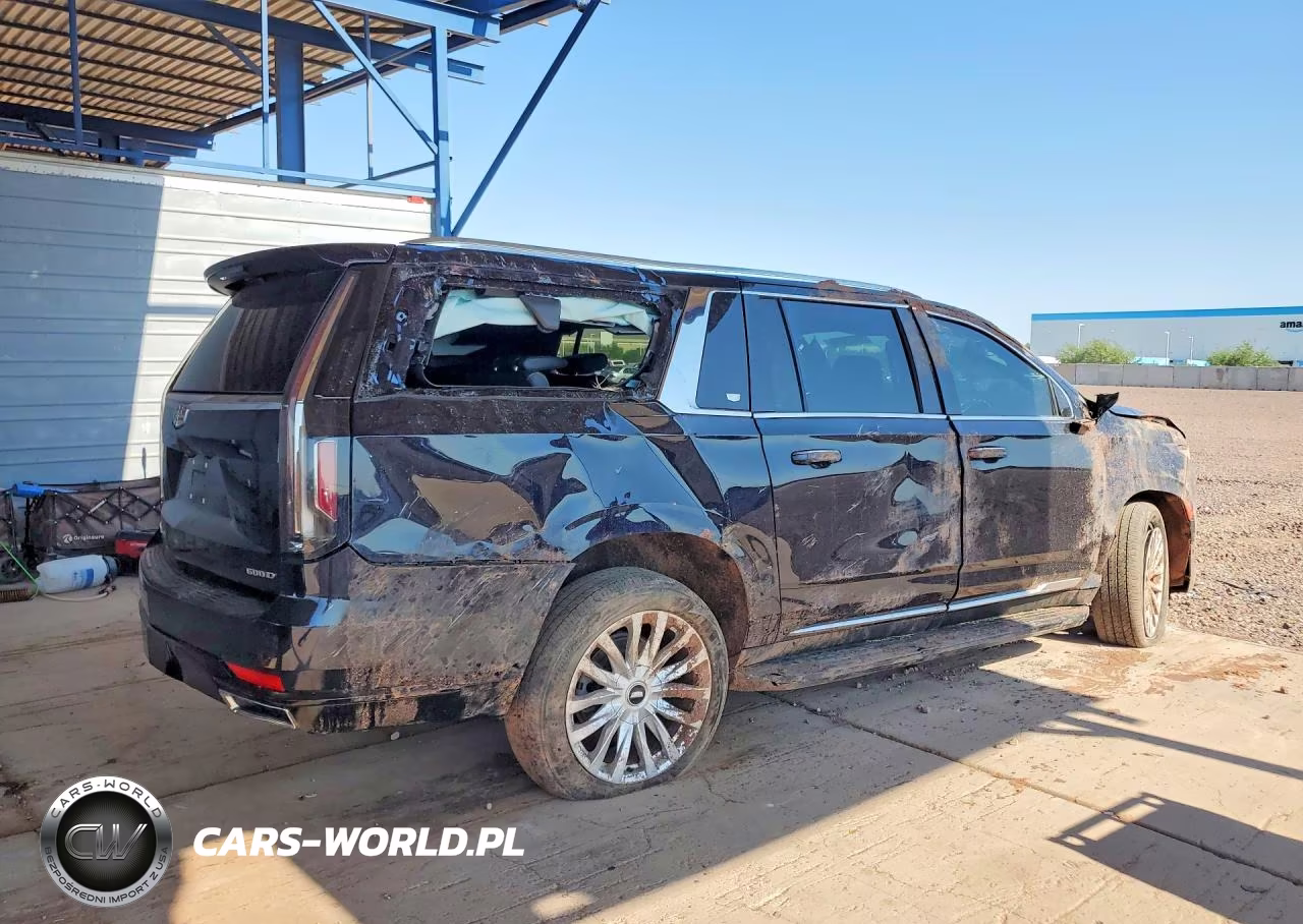 2022 CADILLAC ESCALADE ESV LUXURY VIN:1GYS4JKTXNR228742 - 3
